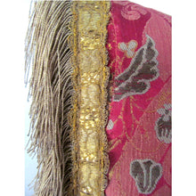 Rare Circa 1700 French or Italian Silk Bizarre Brocade Pillow w/Silk & Metal Threads
