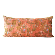 French Rococo Double-Sided Pillow with Silk Brocade and Silk Damask
