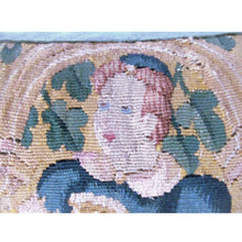 Brussels Tapestry Fragment Depicting a Lady and a Rare Cat