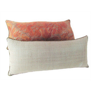 Pair Fortuny 1940’s Vintage Pillows in his de’ Medici Pattern