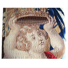 Pair of Belgian 18th Century Angel / Putti Tapestry Fragments